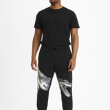 Alligator loose fit cotton pants