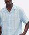 sky blue linen shirt