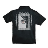 evil frame zip polo