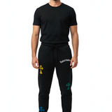 Cross loose fit cotton pants