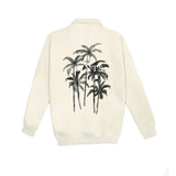 Saint palms half zip sweatshirts
