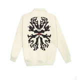 Websplash half zipper sweatshirt