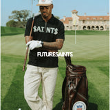 3D saints long sleeve polo