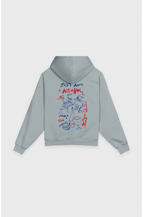 No hesitation box fit hoodie