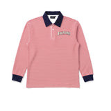 spirit angels striped polo