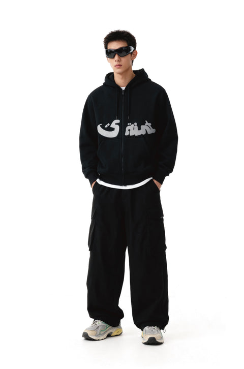 The saints zipup hoodie