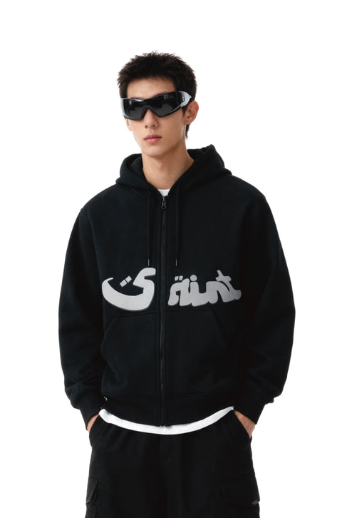 The saints zipup hoodie