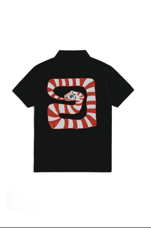 snake block zip polo