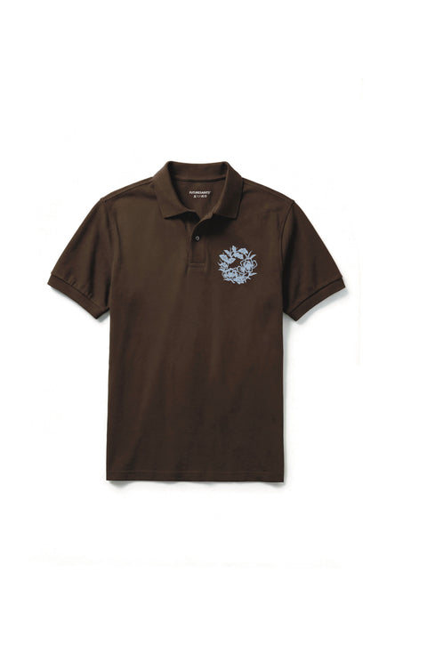 New era brown polo