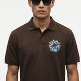 New era brown polo