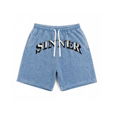 Sinner 2.0 washed unisex shorts