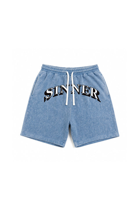 Sinner 2.0 washed unisex shorts