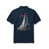 Monarch navy blue polo