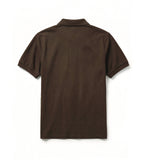 Embroidered saints brown polo