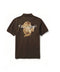 Climbing cat brown polo
