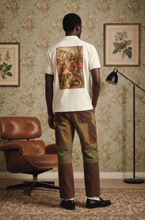 Cain the original sinner zip polo