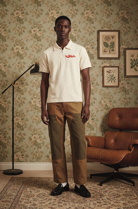 Cain the original sinner zip polo