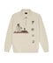 Snake charmer half zipper sweatshirt