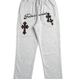 Camo cross grey sweatpants
