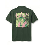 later, gator green polo