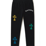 Cross loose fit cotton pants