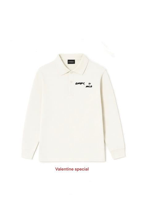 Cupids long sleeve polo