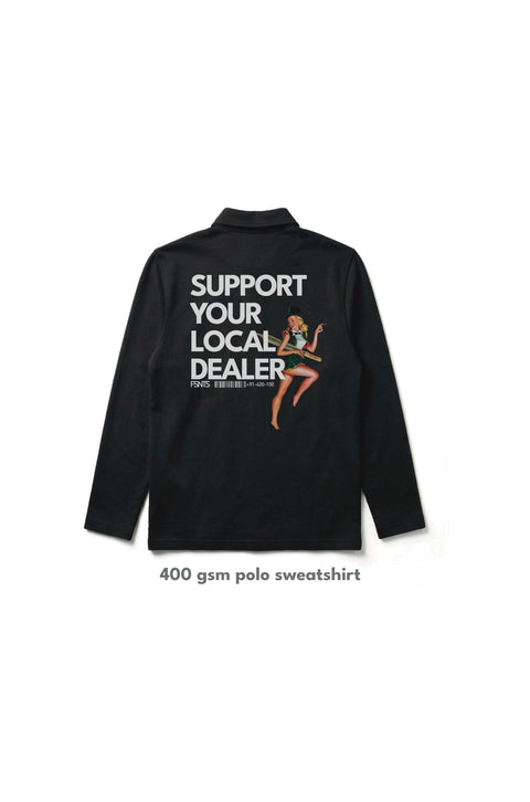 Local dealer polo sweatshirt