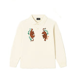 Dance of the tigers long sleeve polo