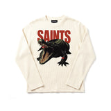 cold blooded boxy waffle tee