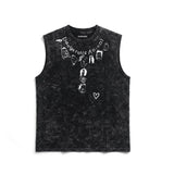 Social being stone wash tank top