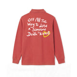 deep quote 4 long sleeve polo