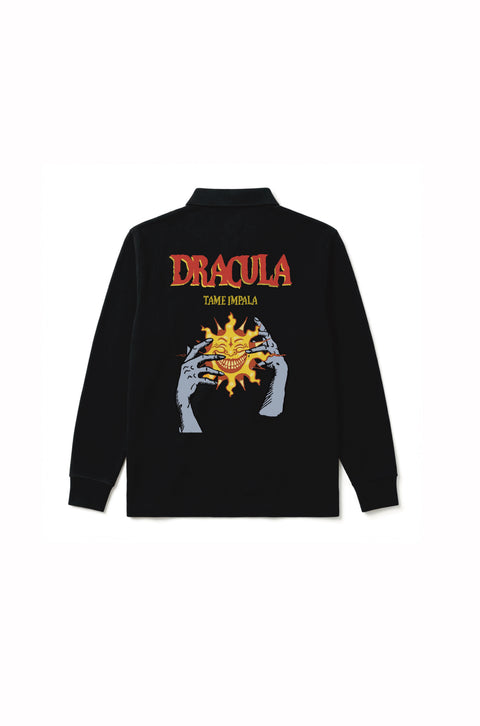 Night monster long sleeve polo