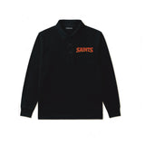 Night monster long sleeve polo