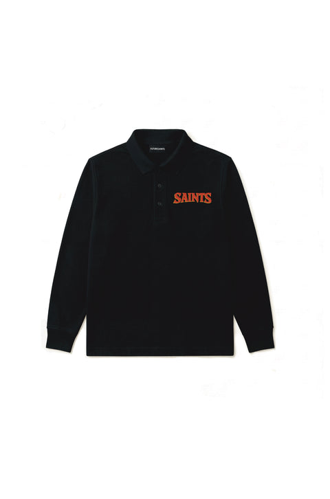 Night monster long sleeve polo