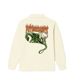 Green dragon long sleeve polo