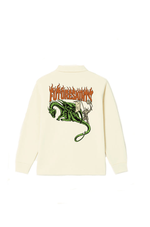 Green dragon long sleeve polo