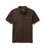 Embroidered saints brown polo