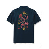 F&S navy blue polo