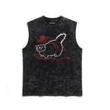 Fat cat tank top