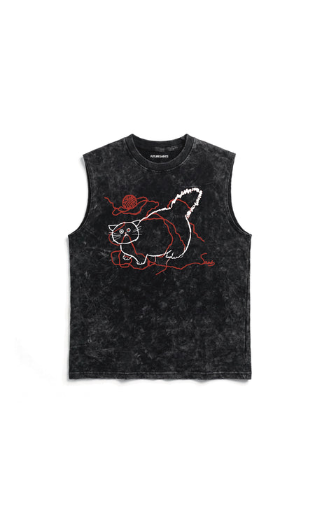 Fat cat tank top