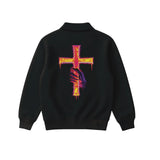 Firecross half zipper sweatshirt
