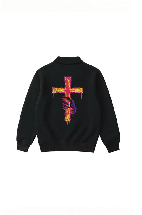 Firecross half zipper sweatshirt