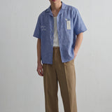 the bloom linen embroidered shirt