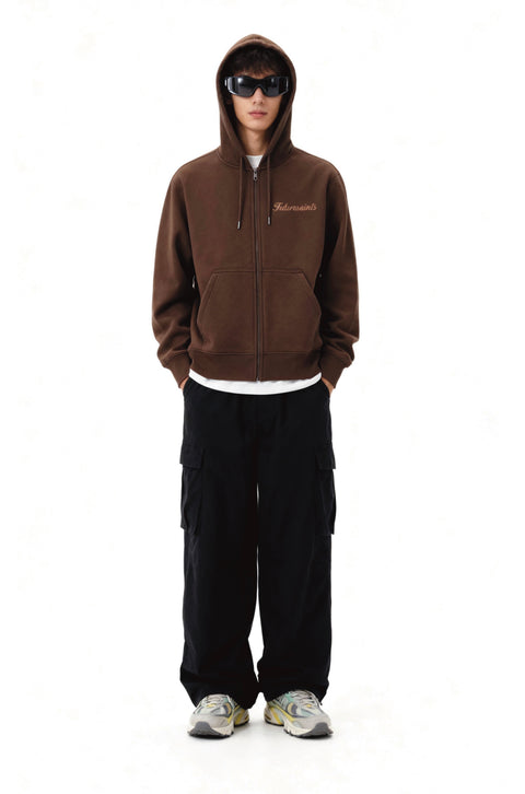 marigold zipup hoodie