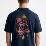 F&S navy blue polo