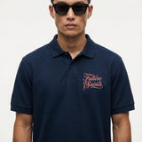 F&S navy blue polo