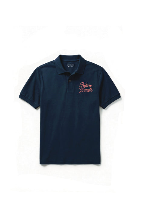 F&S navy blue polo