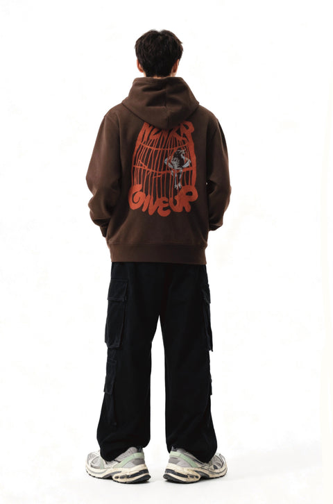 Cage zipup hoodie