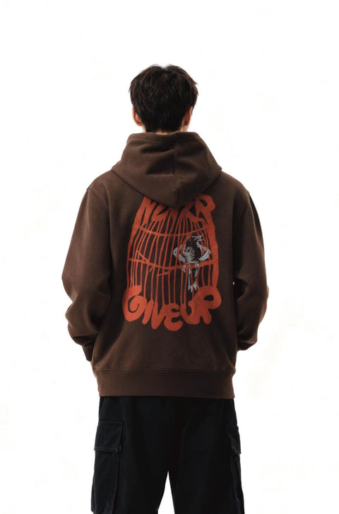 Cage zipup hoodie