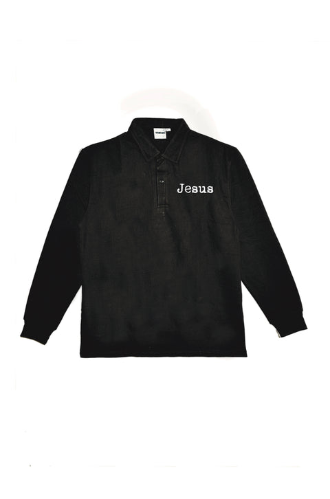 God’s debt long sleeve polo